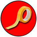 Заявленная длина намотки скотча с логотипом